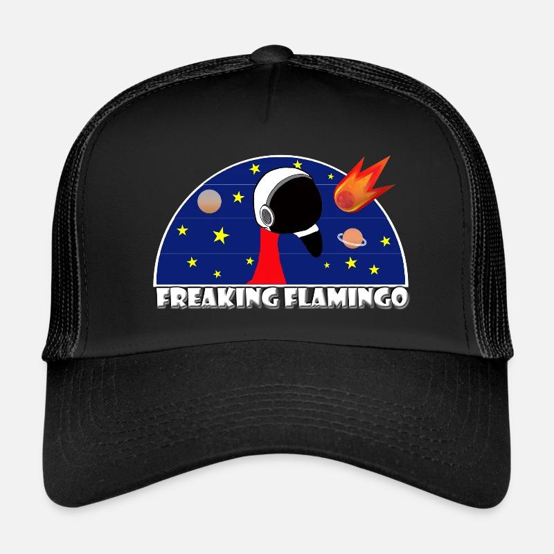 SpaceFreak - Trucker Cap - Schwarz/Schwarz