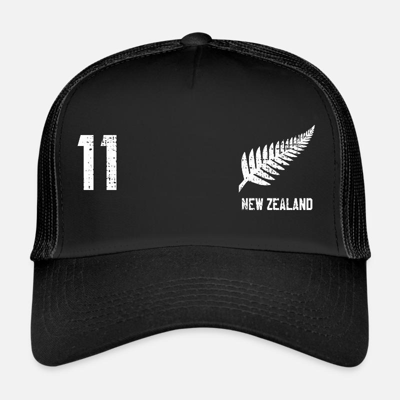 New Zealand - Trucker Cap - black/black