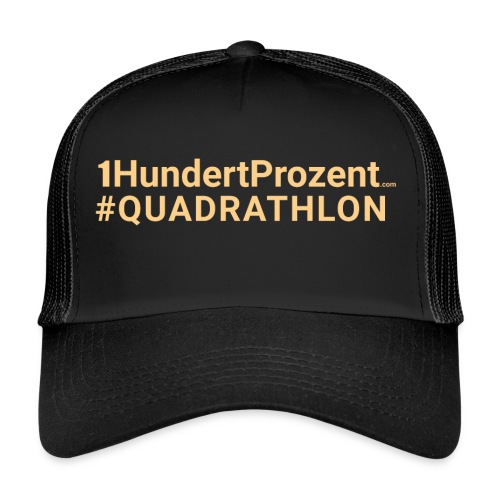 Quadrathlon mit 1HundertProzent - Trucker Cap