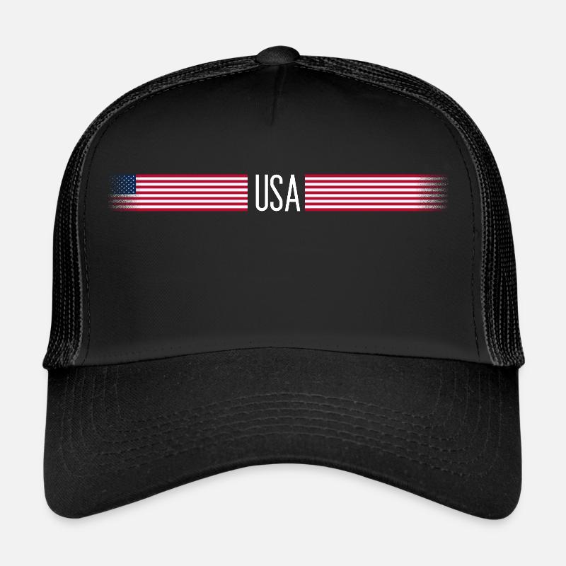 Drapeau USA Casquette trucker 