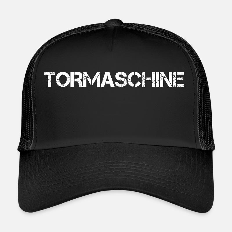 machine de but Casquette trucker 