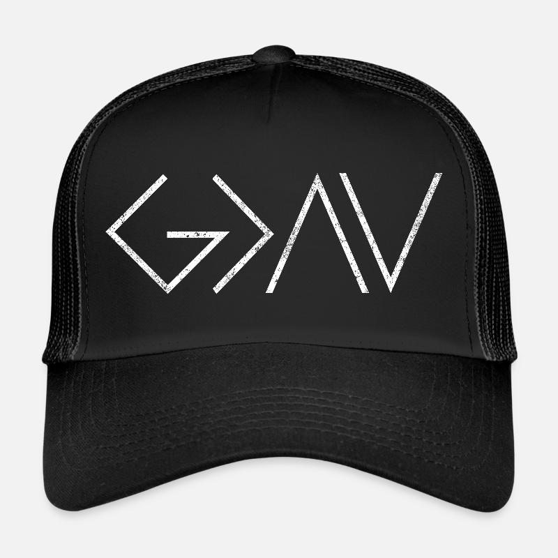 Dieu est plus grand que les hauts et les bas Christian Casquette trucker 