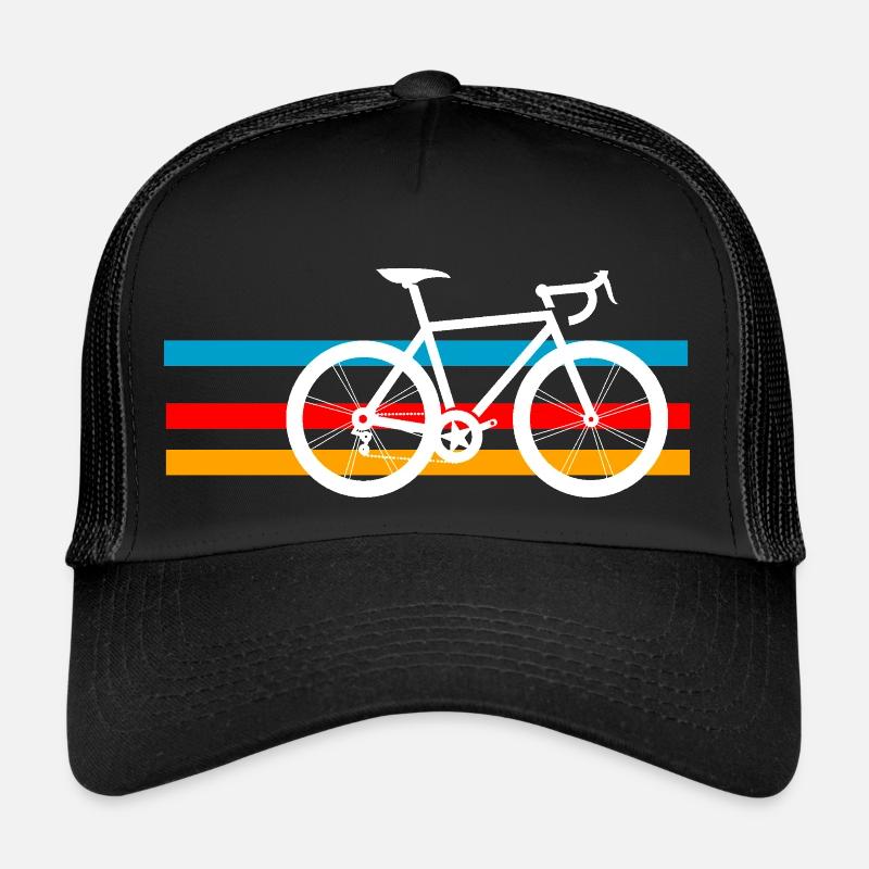 Fahrrad - Trucker Cap - Schwarz/Schwarz
