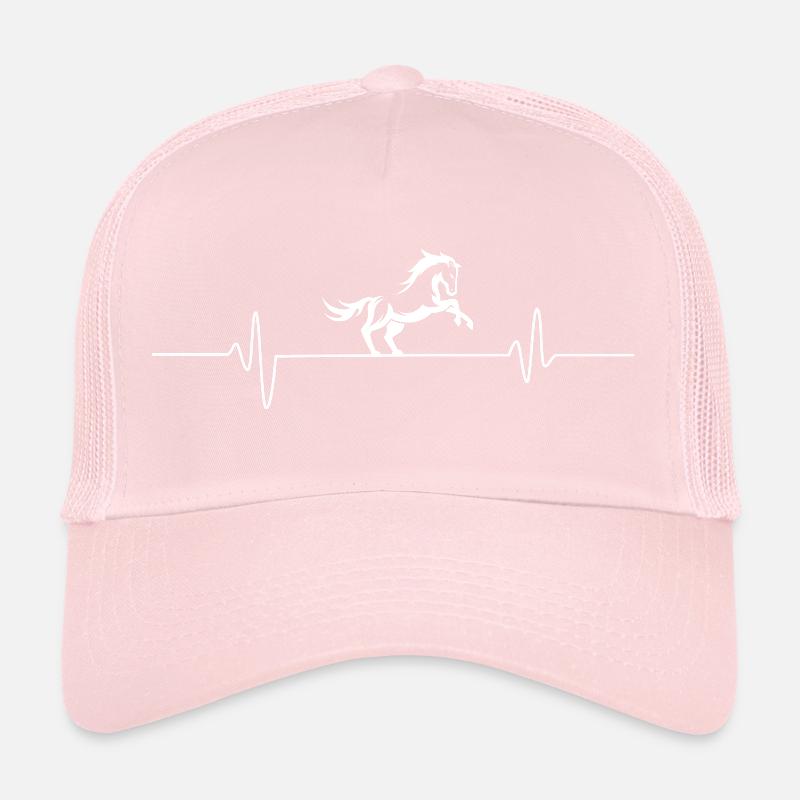Herzfrequenz Pferd Trucker Cap