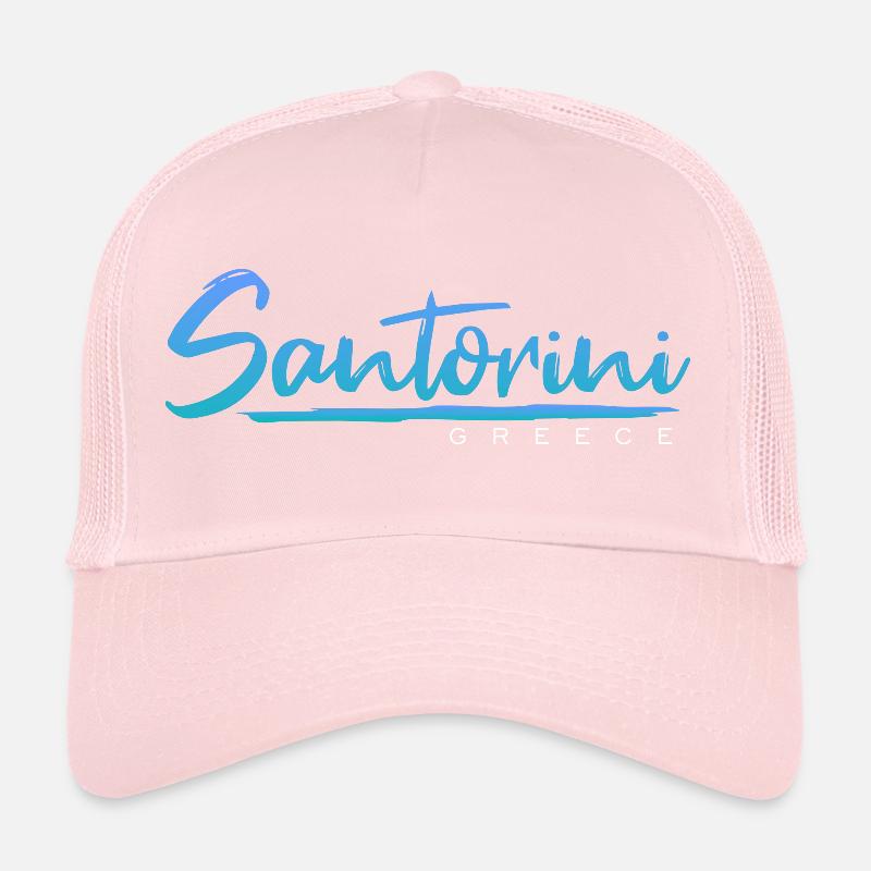 Île de Santorin - Grèce. Casquette trucker 