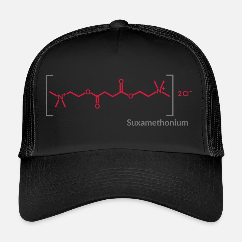 Suxamethonium - Trucker Cap - black/black