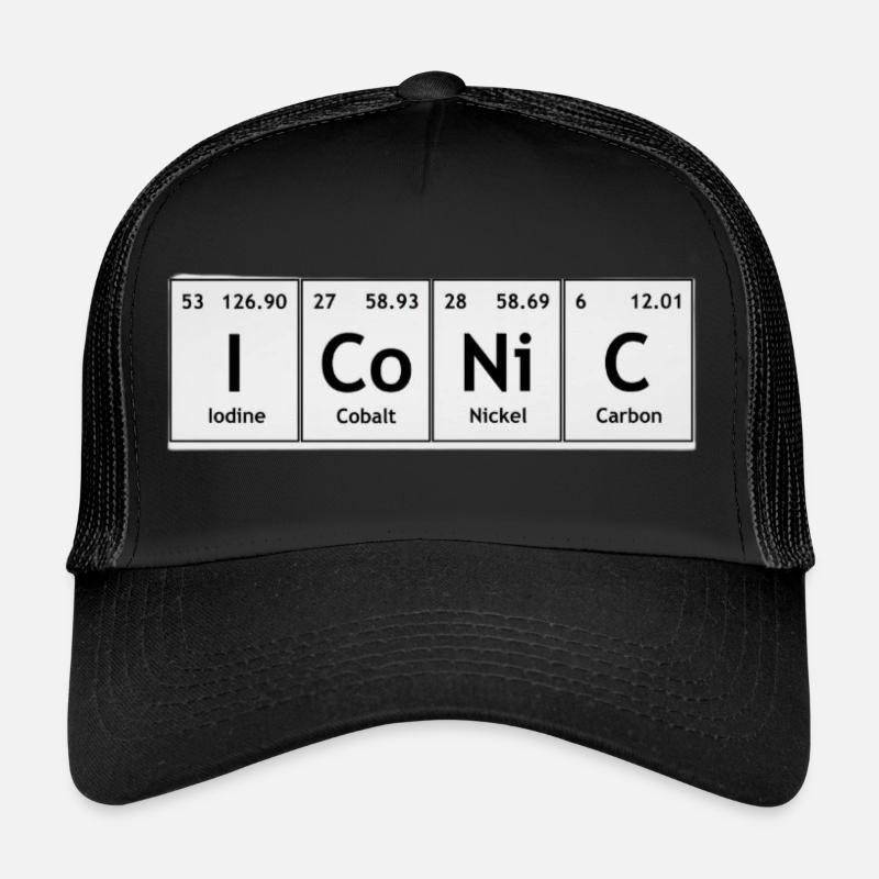 Formule chimique iconique Casquette trucker 