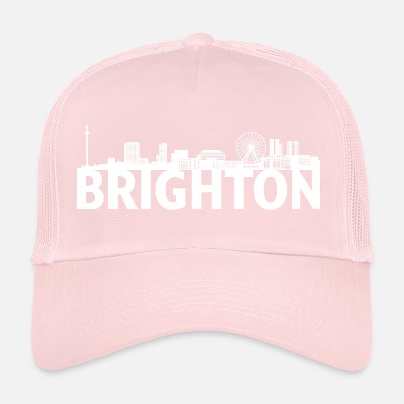 Brighton Angleterre Skyline cadeau idée UK Casquette trucker 