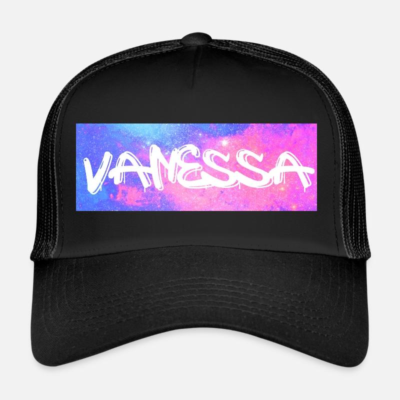 Vanessa Nom cadeau idée de cadeau galaxie Casquette trucker 