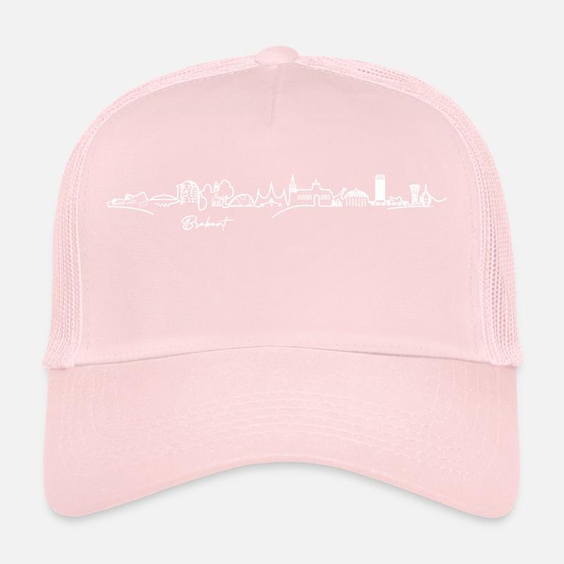 Skyline Brabant - WHITE (Multi Color Vector) Trucker Cap
