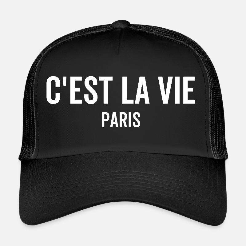 C'est La Vie Paris Trucker Cap