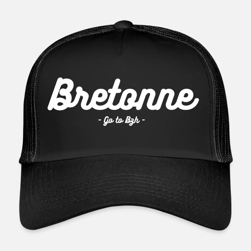 bretonne blanc Casquette trucker 