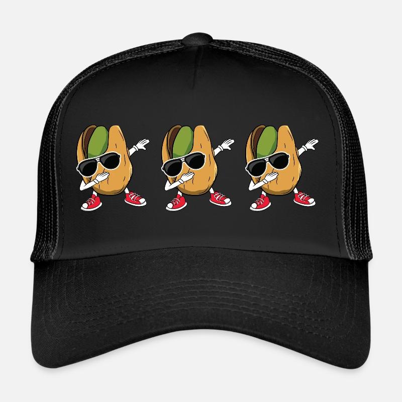 Dabbing Pistachio Day Funny Pistachios Nuts Nut Pi Trucker Cap