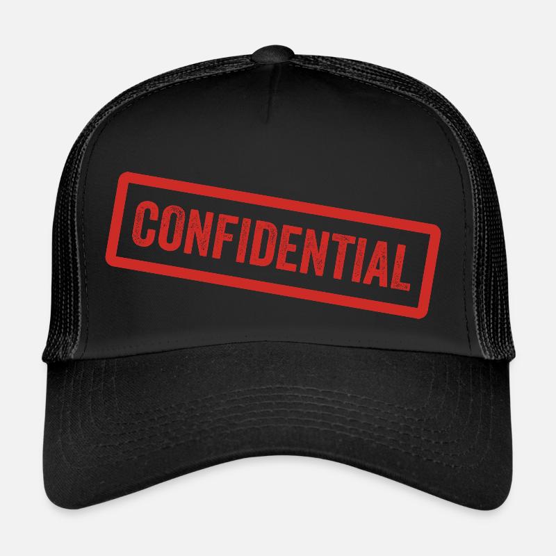 Confidential Trucker Cap