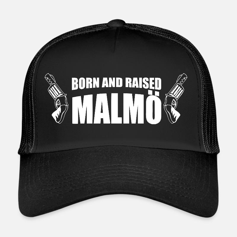 Born and raised in Malmö Trucker Cap