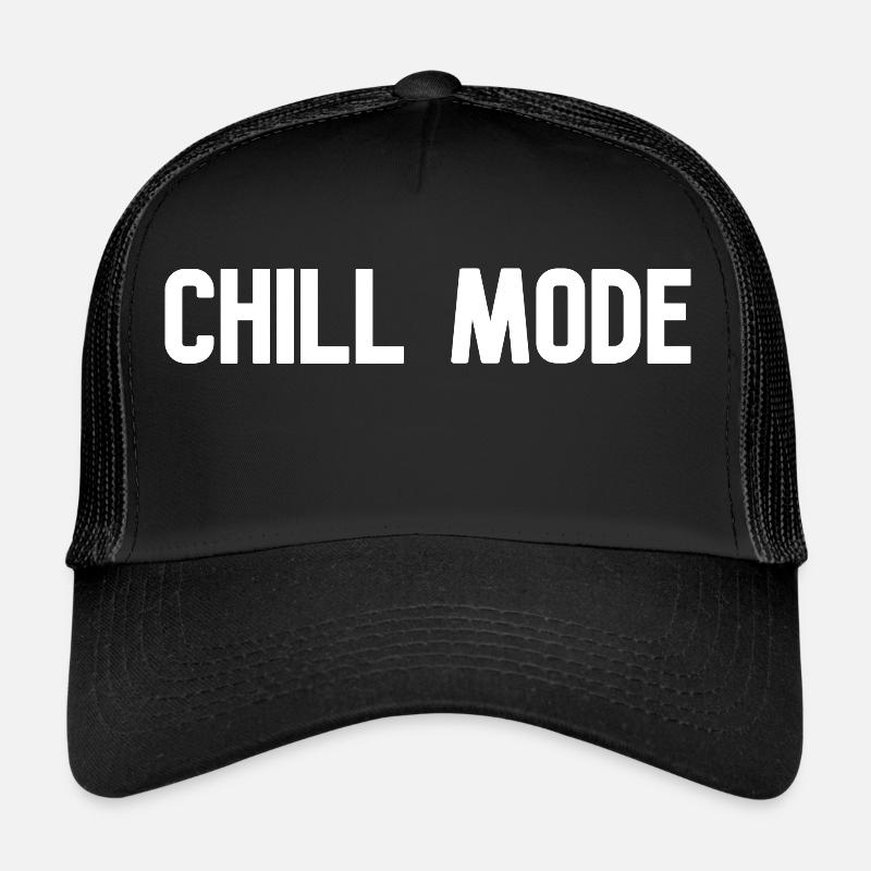 Mode de refroidissement - Casquette trucker  - noir/noir