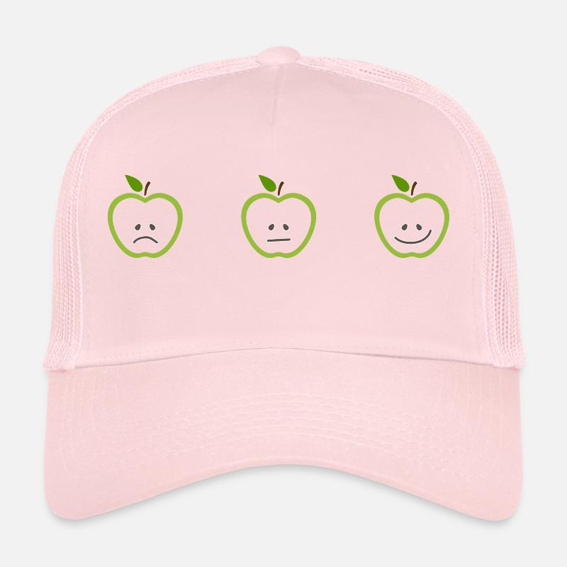 Pommes à visages différents Casquette trucker 