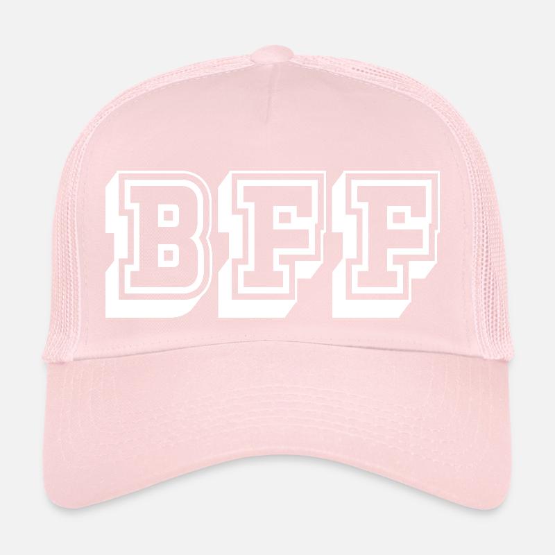 BFF Tshirt white Trucker Cap