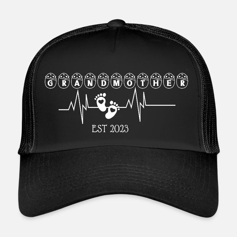 Großmutter EST 2003 Herzschlag Trucker Cap