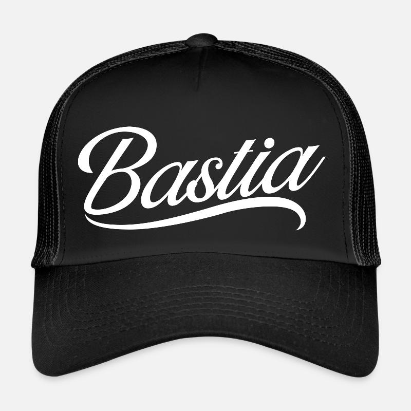 Bastia - Casquette trucker - noir/noir
