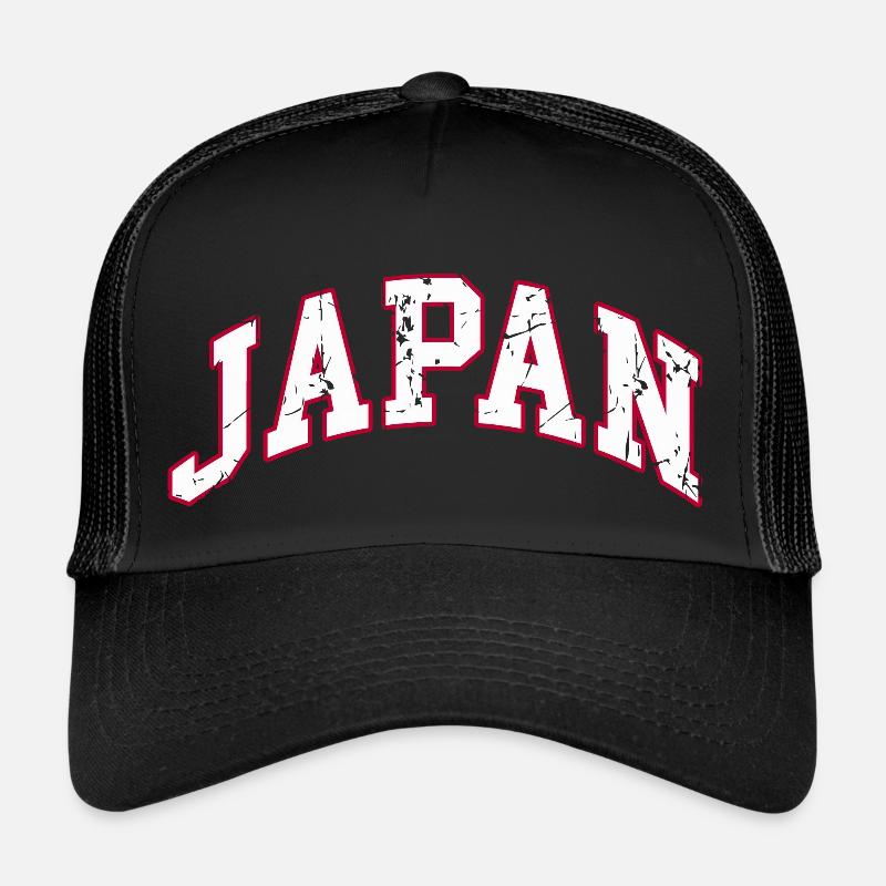 japan - Trucker Cap - Schwarz/Schwarz