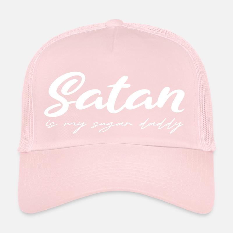 Satan sugar daddy drôle de dire blanc Casquette trucker 