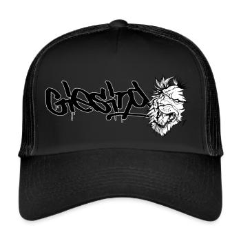 Giesing // Löwe - Trucker Cap - Schwarz/Schwarz - Vorne