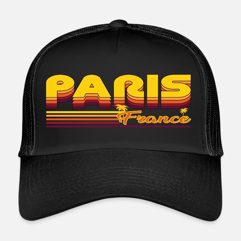 Paris, sommerliches Urlaubs Design Trucker Cap