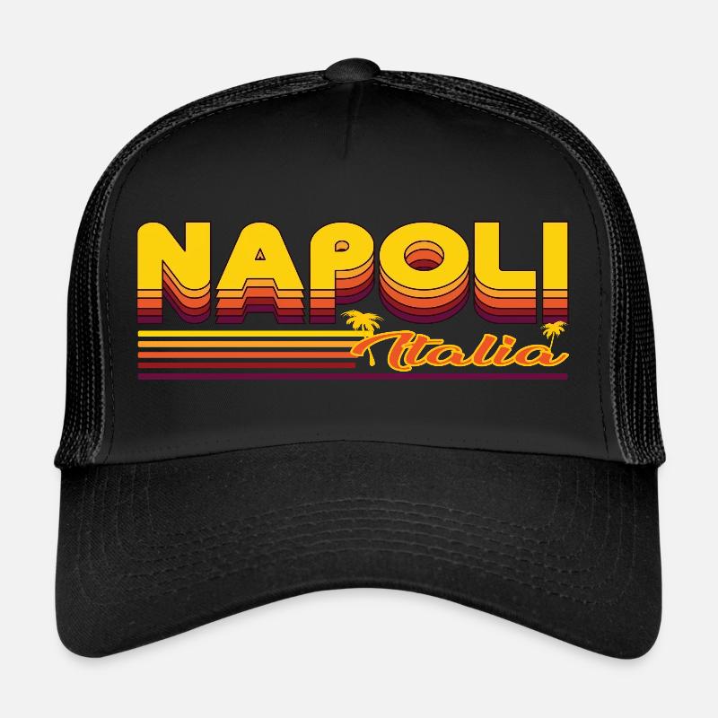 Naples, design estival cool de Naples Casquette trucker 
