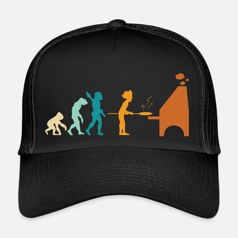 Evolution pizzaiolo backen pizzaofen zu pz - Trucker Cap - Schwarz/Schwarz