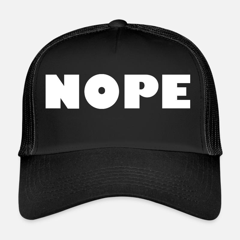 NOPE Trucker Cap