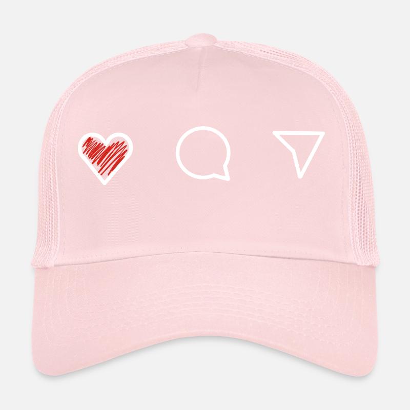 J’aime, commente et partage - insta Casquette trucker 