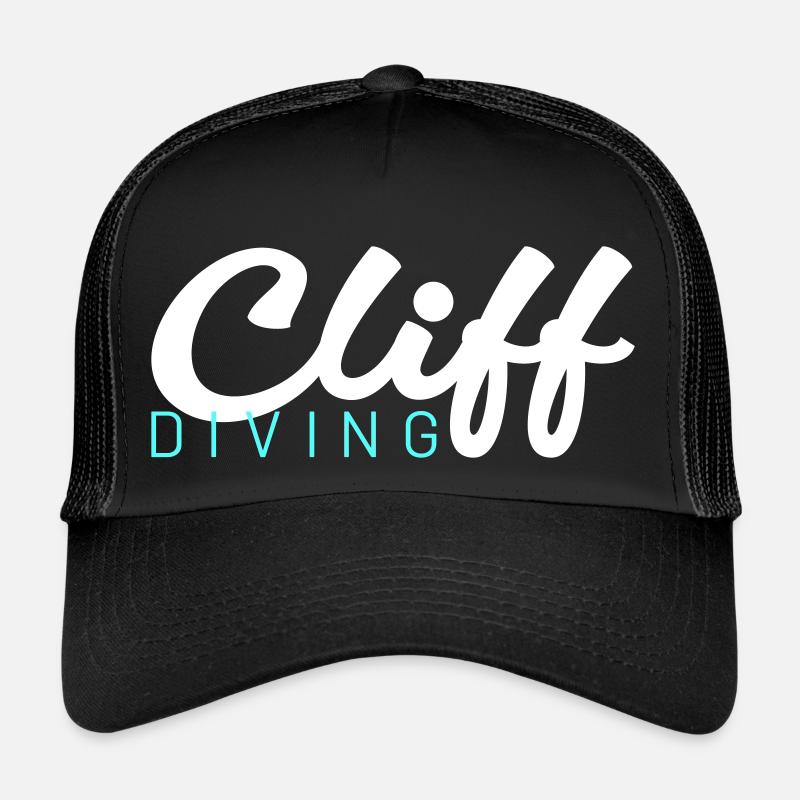 cliff diving Trucker Cap
