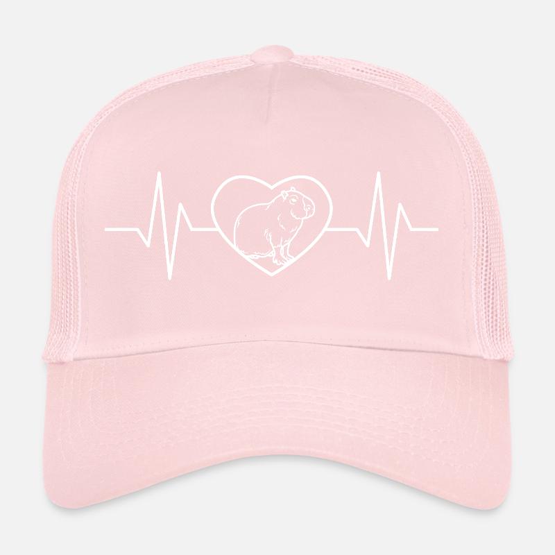 Cœur de Capybara Casquette trucker 