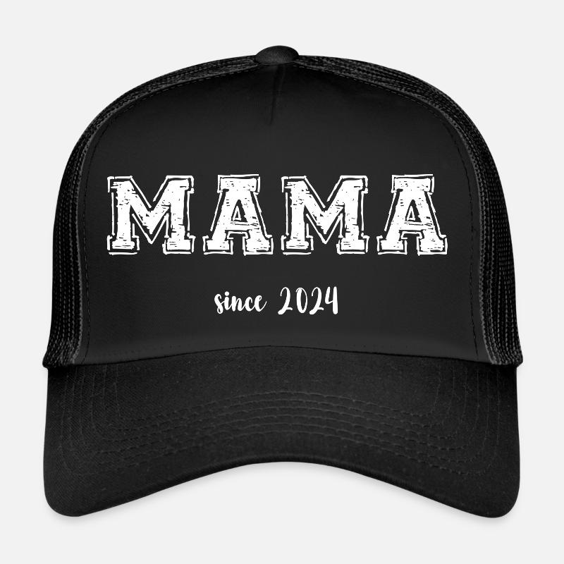 Mama 2024 - Trucker Cap - Schwarz/Schwarz