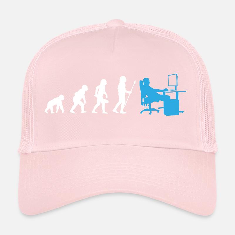 Evolution of the nerds Trucker Cap