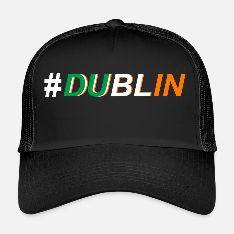 Trèfle d'île de Dublin Irlande Casquette trucker 