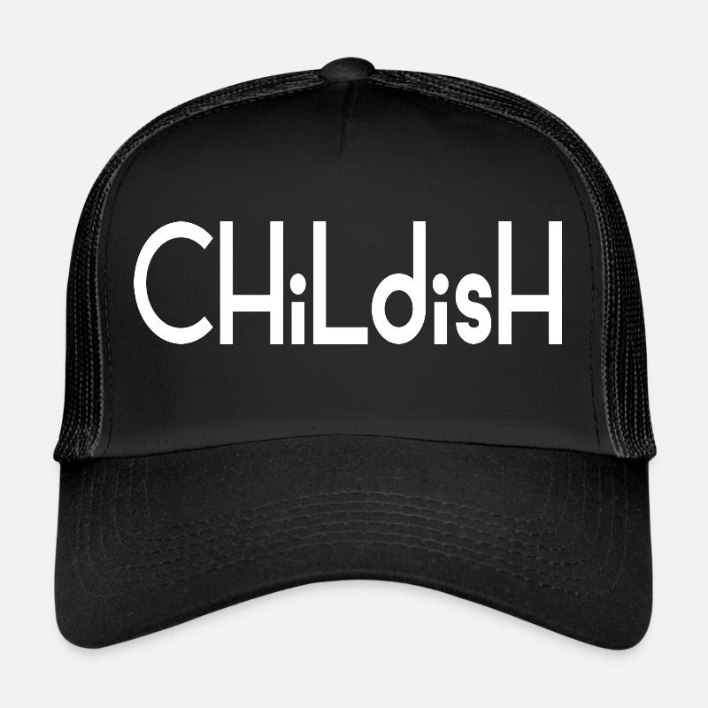 childish - Trucker Cap - black/black