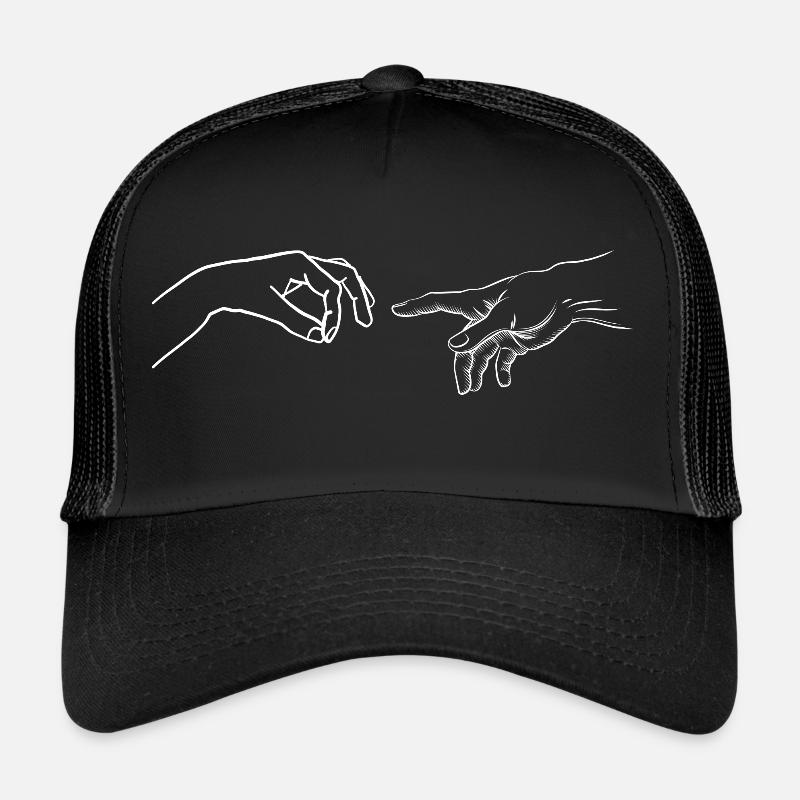 Le doigt de la main de Dieu a regardé dans le cadeau de trou Casquette trucker 