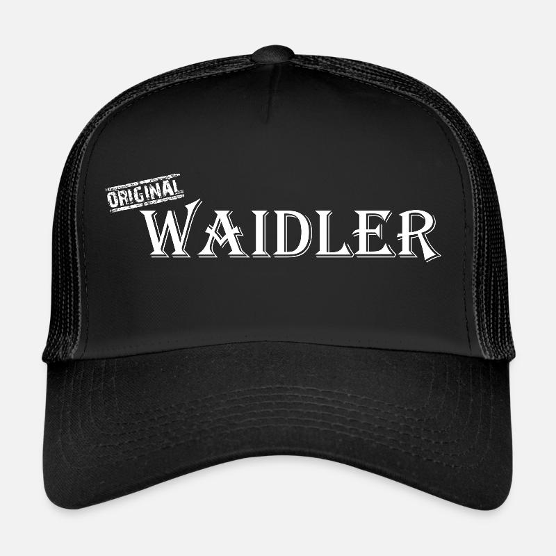 Original Waidler - Trucker Cap - Schwarz/Schwarz