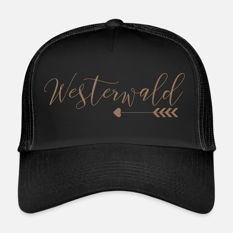 Westerwald - Trucker Cap - Schwarz/Schwarz