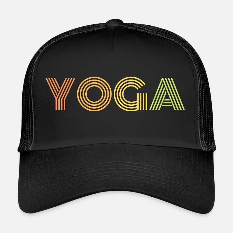 Yoga - Trucker Cap - Schwarz/Schwarz