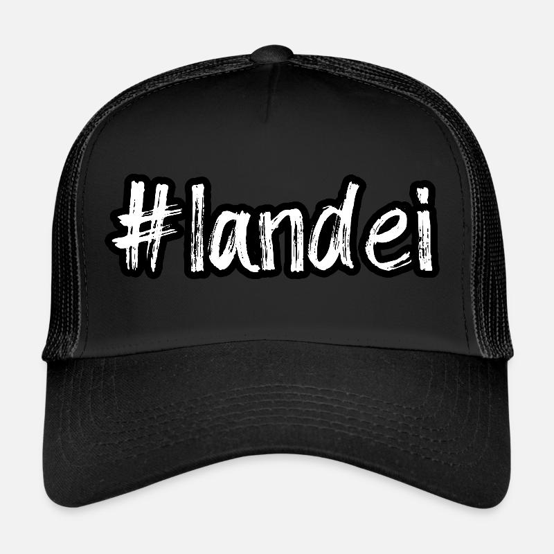 #landei - Trucker Cap - Schwarz/Schwarz