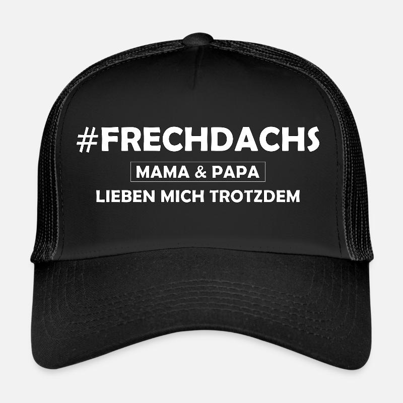 Frechdachs - Trucker Cap - Schwarz/Schwarz