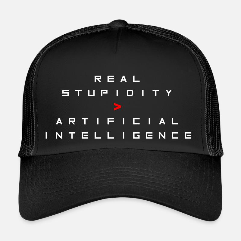 AI - Trucker Cap - Schwarz/Schwarz
