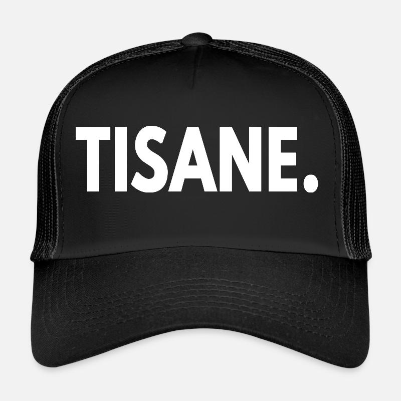 TISANE (blanc) Casquette trucker 