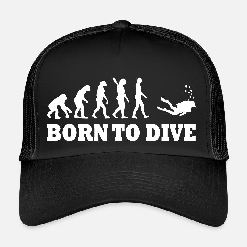 Diving Dive Dive Trucker Cap