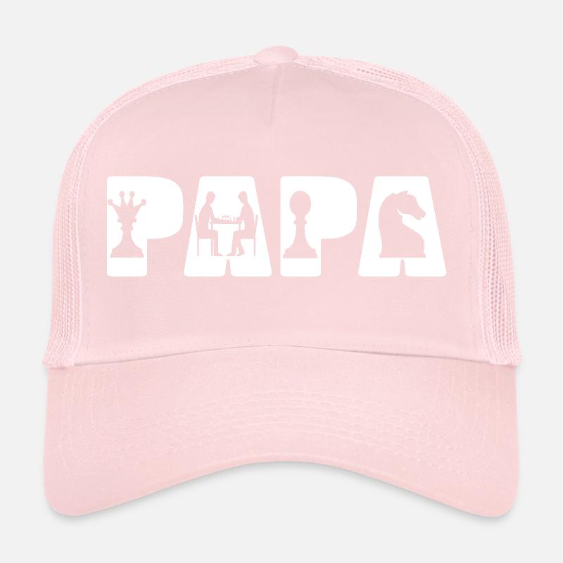 Papa Jeu d’échecs Gambit Casquette trucker 