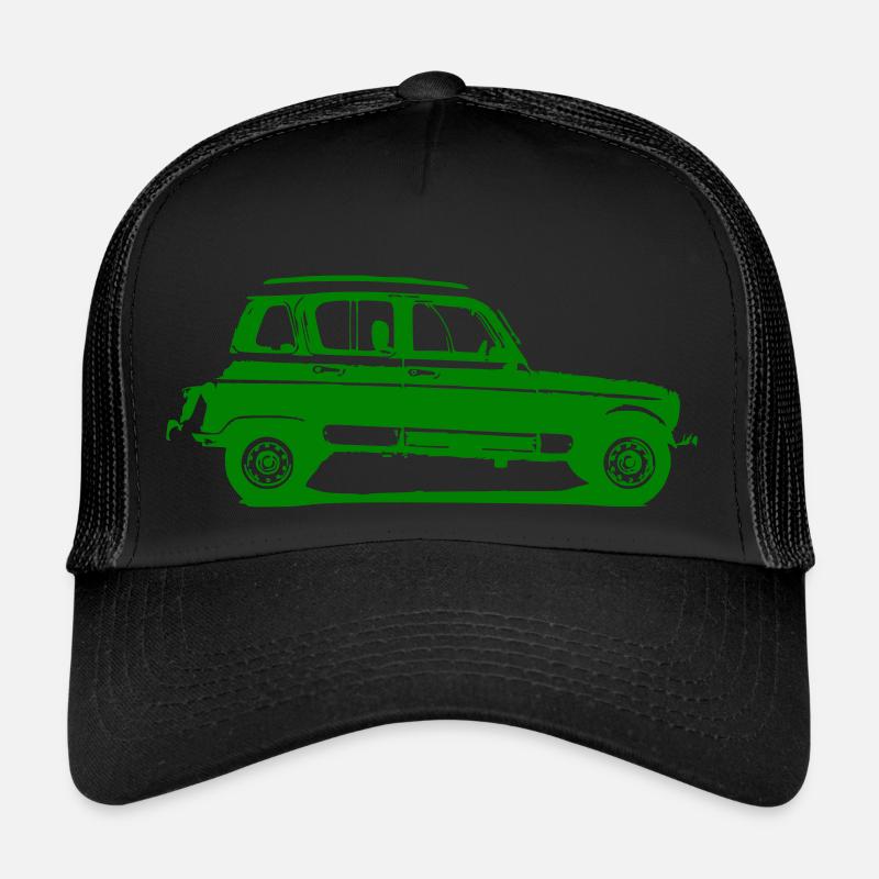 4L - Trucker Cap - Schwarz/Schwarz