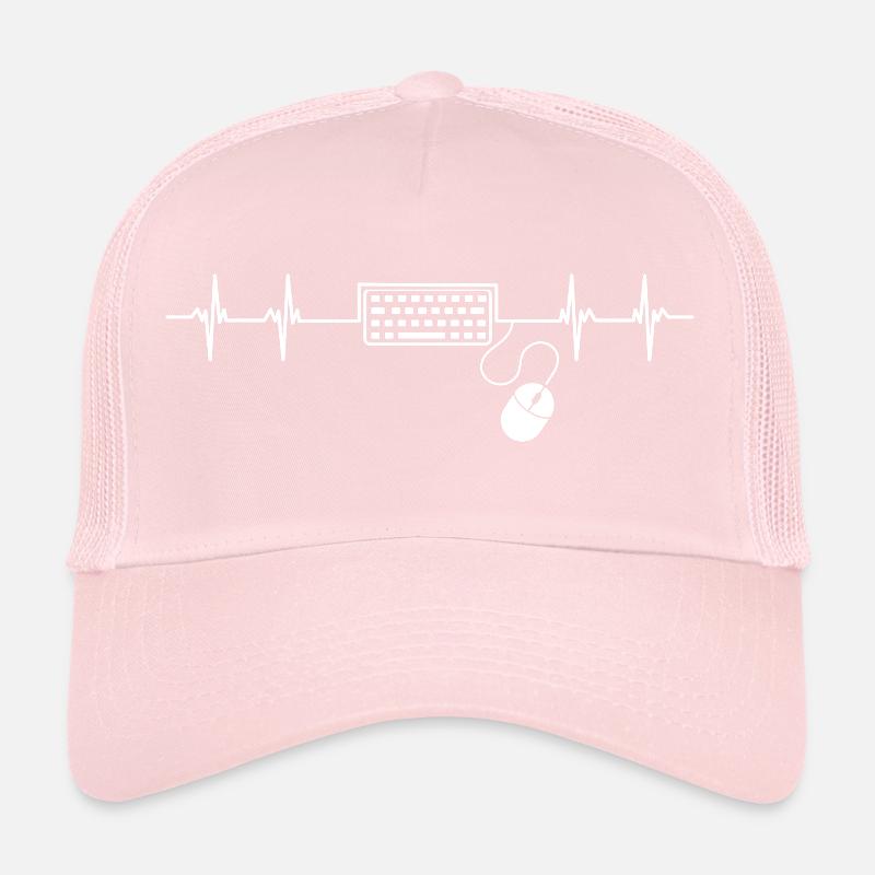 PC Computer Gaming Herzschlag Trucker Cap
